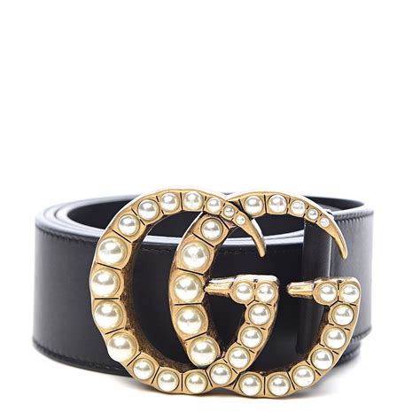 gucci belt women pearl